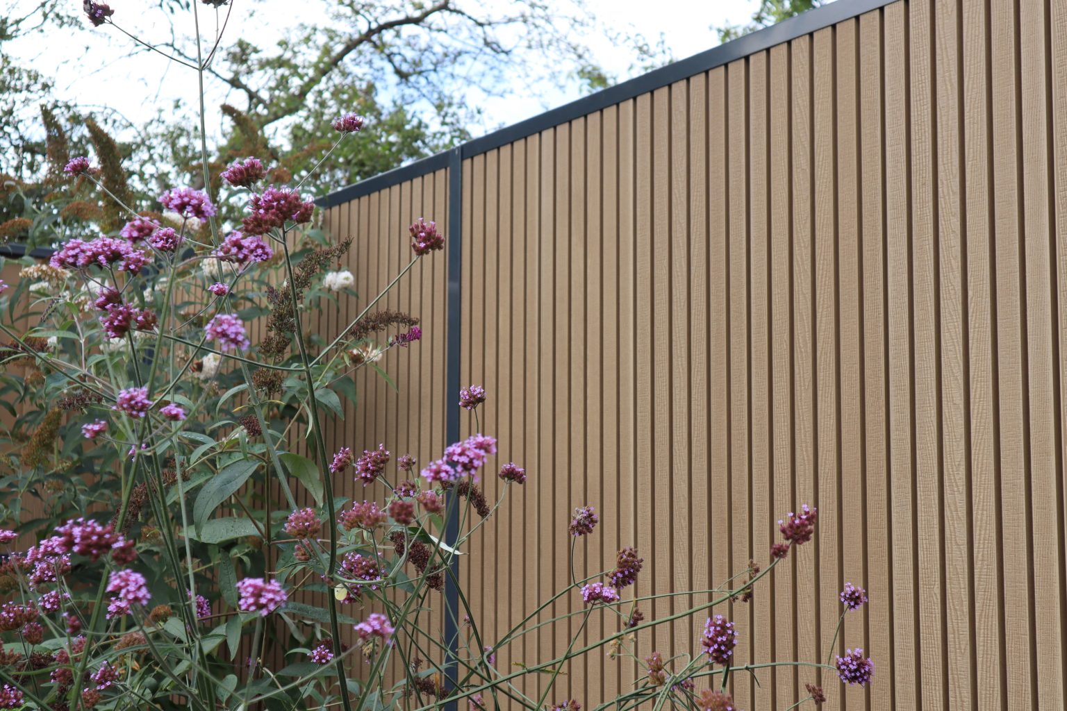 Durapost Urban Composite Fence Panel Natural | Monton Fencing